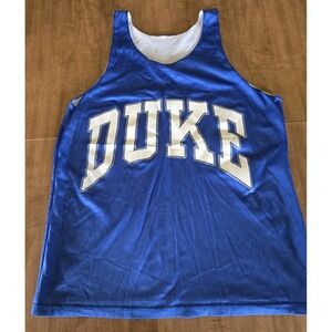 Duke Blue Devils Basketball Jersey Dodger Vintage Sleeveless Men's L Made USA